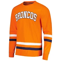 Men's Tommy Hilfiger Orange/Navy Denver Broncos Nolan Long Sleeve T-Shirt