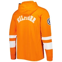 Men's Tommy Hilfiger Orange/White Denver Broncos Alex Long Sleeve Hoodie T-Shirt