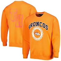 Sweat Tommy Hilfiger orange Denver Broncos Ronald Crew pour homme