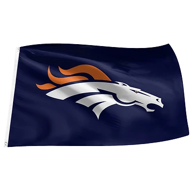 Drapeau bleu marine Denver Broncos 3' x 5'