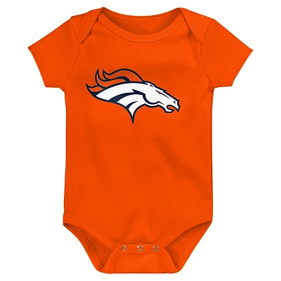 Newborn & Infant Orange Denver Broncos Team Logo Bodysuit