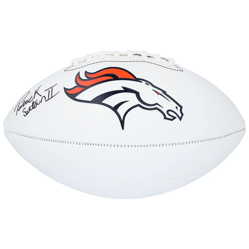 Patrick Surtain II Denver Broncos Autographed Franklin White Panel Football