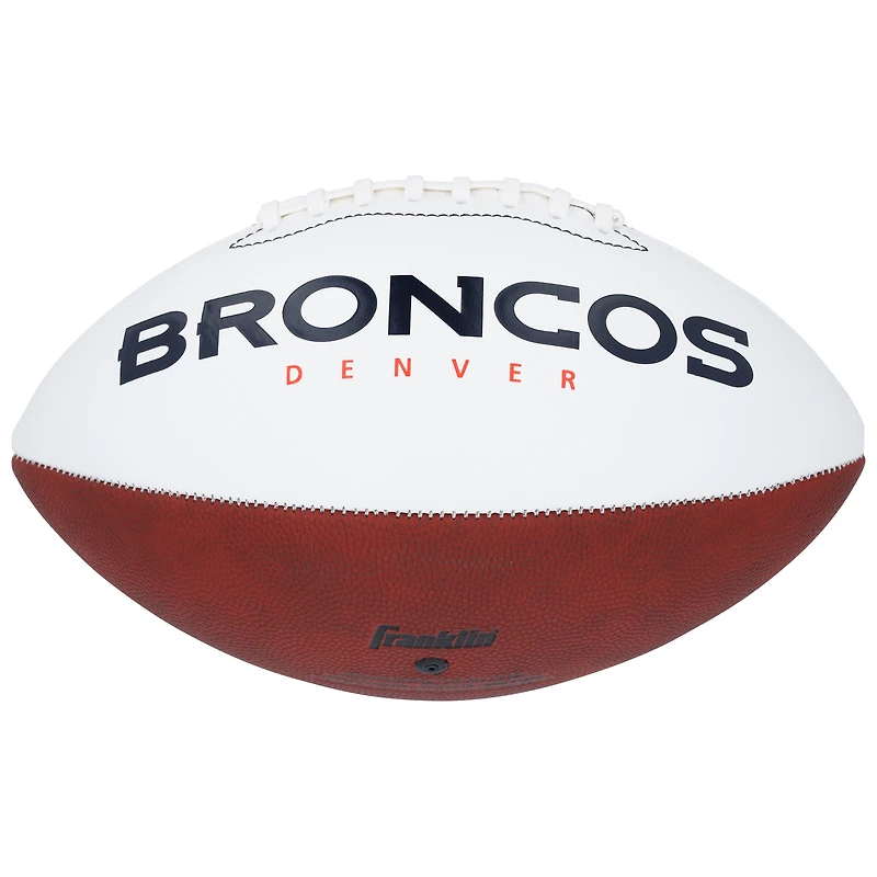 Patrick Surtain II Denver Broncos Autographed Franklin White Panel Football