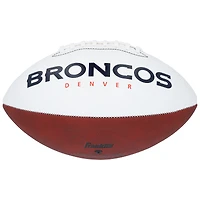 Patrick Surtain II Denver Broncos Autographed Franklin White Panel Football