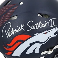 Casque Riddell Speed ​​Authentic 2024 autographié par Patrick Surtain II des Broncos de Denver