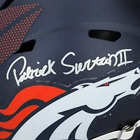 Patrick Surtain II Denver Broncos Autographed Riddell Speed Replica Helmet