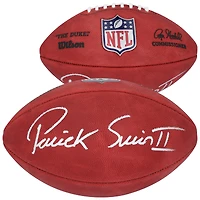 Ballon de football Wilson Duke dédicacé par Patrick Surtain II des Denver Broncos
