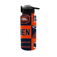 Pegasus Denver Broncos 32oz. Local Slogan Press Top Water Bottle