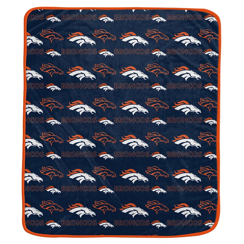 Ensemble de couvertures Pegasus Denver Broncos 60" x 70" Home & Away deux pièces