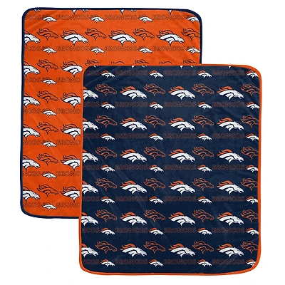 Ensemble de couvertures Pegasus Denver Broncos 60" x 70" Home & Away deux pièces