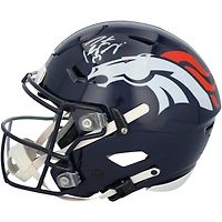 Casque Riddell Speed ​​Flex Authentic autographié par Peyton Manning (Denver Broncos et Indianapolis Colts) - Signature côté Broncos