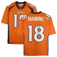 Peyton Manning Denver Broncos Autographed Orange Mitchell & Ness 2015 Legacy Jersey with "SB 50 Champs" Inscription 