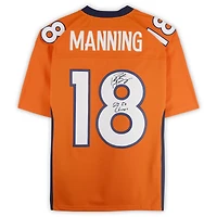 Peyton Manning Denver Broncos Autographed Orange Mitchell & Ness 2015 Legacy Jersey with "SB 50 Champs" Inscription 
