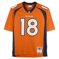 Peyton Manning Denver Broncos Autographed Orange Mitchell & Ness 2015 Legacy Jersey with "SB 50 Champs" Inscription