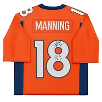 Peyton Manning Denver Broncos Autographed Orange Mitchell & Ness 2015 Legacy Jersey with "SB 50 Champs" Inscription 