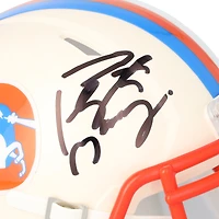 Peyton Manning Denver Broncos Autographed Riddell Retro Speed Mini Helmet