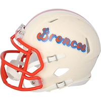 Casque Riddell Retro Speed ​​Mini autographié par Peyton Manning des Broncos de Denver
