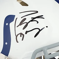 Casque Riddell Split Speed ​​authentique dédicacé par Peyton Manning, Indianapolis Colts et Denver Broncos - Signature côté Colts