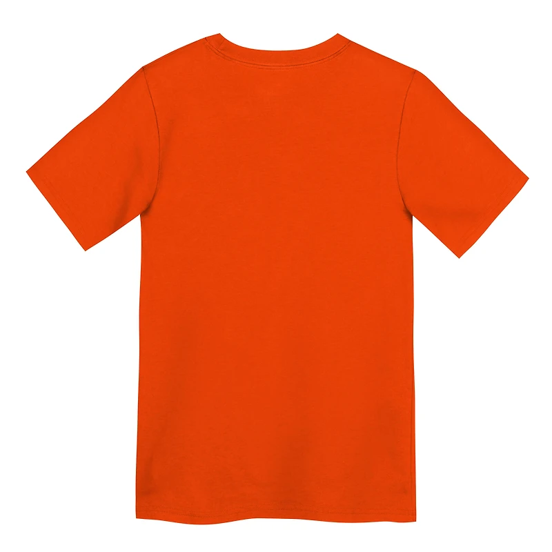 T-shirt Nike orange Denver Broncos Wordmark pour enfant
