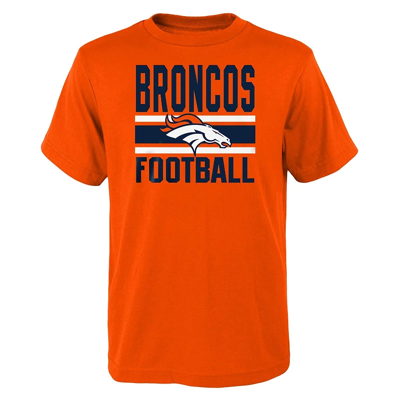 Preschool Orange/Navy Denver Broncos Fan Fave T-Shirt Combo Set