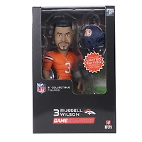 Figurine en vinyle 6" GameChanger de Russell Wilson Denver Broncos Series 2 - Recherchez des variantes de couleurs unies rares