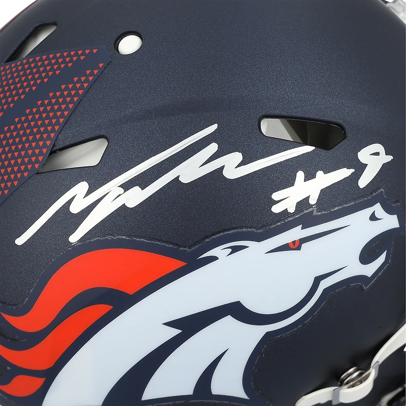 Casque Riddell Speed Authentic autographié par Talanoa Hufanga des Broncos de Denver