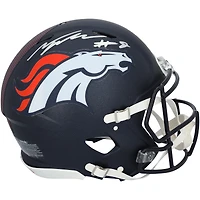Talanoa Hufanga Denver Broncos Autographed Riddell Speed Authentic Helmet