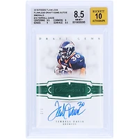 Carte dédicacée 2018 Panini Flawless Draft Gems Emerald #DG-TD #1/2 BGS Denver Broncos, 8,5/10 - Sous-catégories 9,5, 8, 9, 9,5