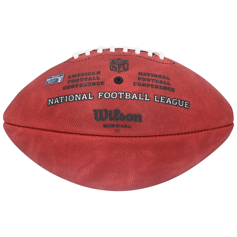 Terrell Davis Denver Broncos Autographed Wilson Duke Full Color Football with "SB XXXII MVP" & "HOF 17" Inscriptions 