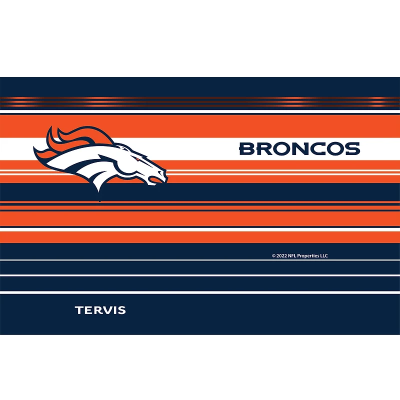 Tervis Denver Broncos 30oz. Gobelet à rayures Hype
