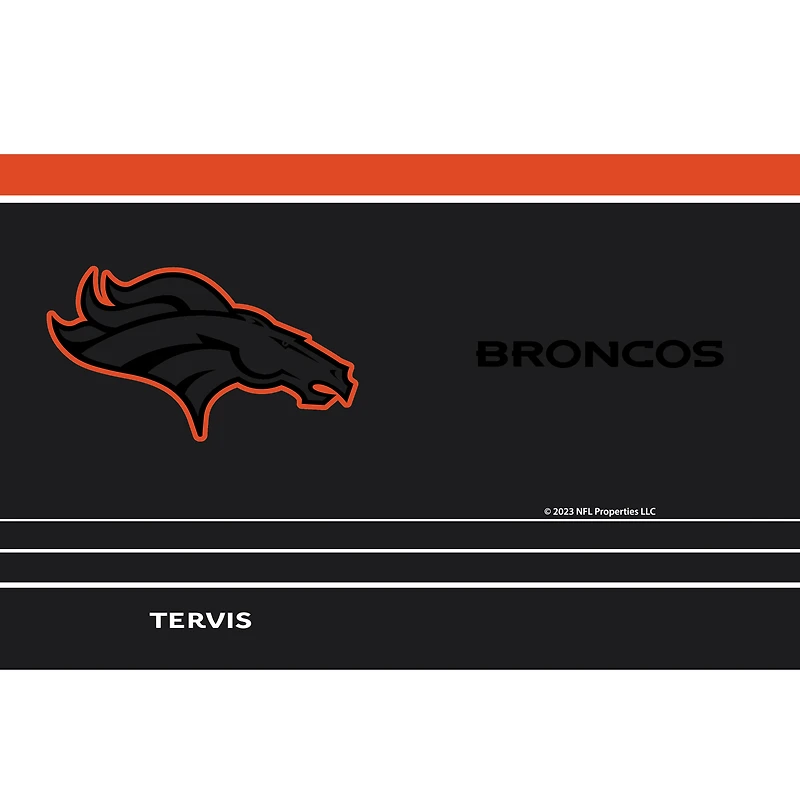 Tervis Denver Broncos 30oz. Gobelet de jeu de nuit avec paille