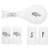 The Memory Company Denver Broncos Coffret cadeau de cuisine artisanale 3 pièces