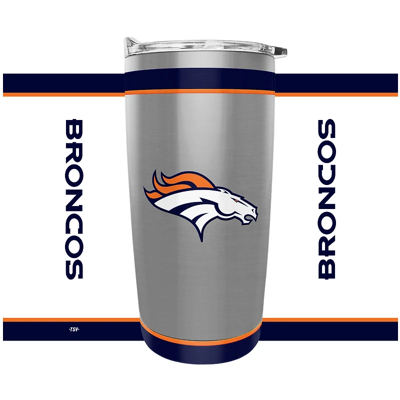 Le Sports Vault Broncos de Denver 20 oz. Gobelet en acier inoxydable