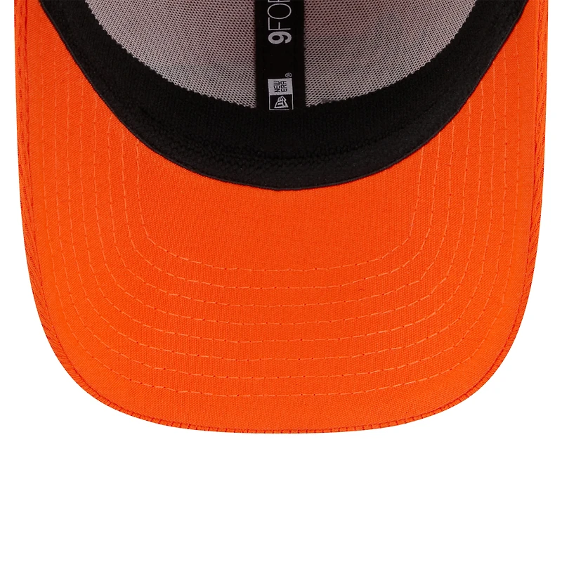 Casquette ajustable Main 9FORTY Orange Denver Broncos New Era pour tout-petit