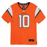 Toddler Nike Bo Nix Orange Denver Broncos Game Jersey