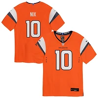 Maillot de match Nike Bo Nix orange des Denver Broncos pour tout-petit