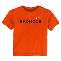 Toddler Nike  Orange Denver Broncos Wordmark T-Shirt