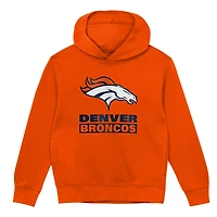 Sweat à capuche orange Denver Broncos Back to Basics pour tout-petits Outerstuff