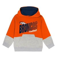 Ensemble sweat à capuche et pantalon en polaire orange Denver Broncos Lineman pour tout-petit Outerstuff