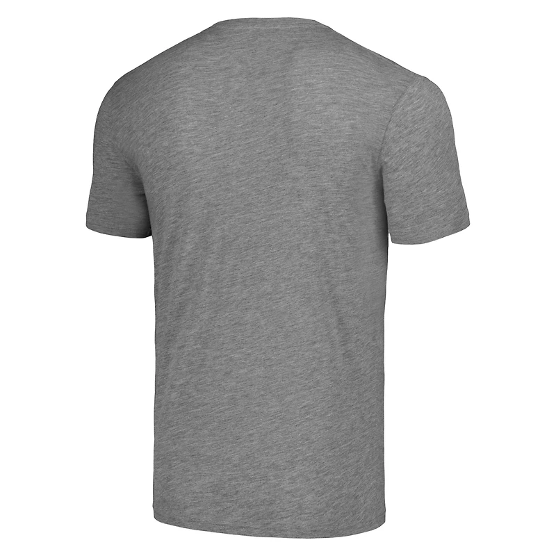 T-shirt à trois mélanges unisexe Homage Grey Denver Broncos NFL x Guy Fieri's Flavortown