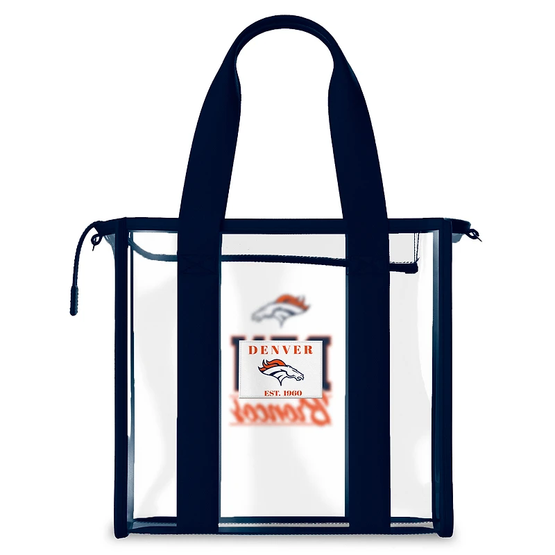 WEAR by Erin Andrews Denver Broncos Stadium Tote Bag with Team Color Trim