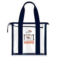 WEAR by Erin Andrews Denver Broncos Stadium Tote Bag with Team Color Trim