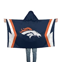 Drapeau à capuche WinCraft Denver Broncos 3' x 5'