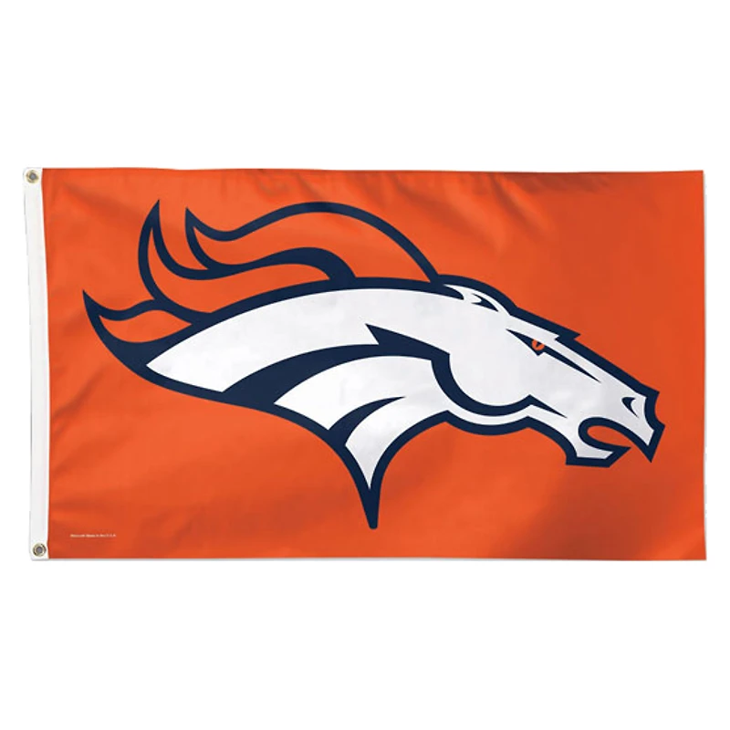 Drapeau de luxe double face WinCraft Denver Broncos 3' x 5'