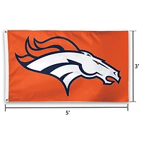 WinCraft Denver Broncos Single-Sided Deluxe 3' x 5' Flag