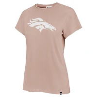 T-shirt rose clair Premier Frankie '47 pour femme des Denver Broncos