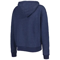 Chandail à capuchon col cranté Kennedy Broncos de Denver '47 bleu marine pour femme
