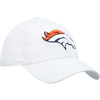 Women's '47 White Denver Broncos Miata Clean Up Logo Adjustable Hat