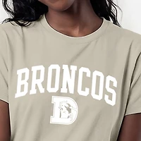Women's Champion  Light Brown Denver Broncos Cocoa Butter T-Shirt