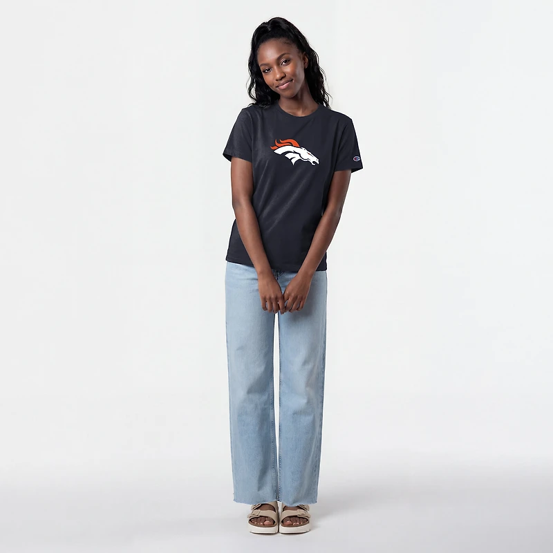 Women's Champion  Royal Denver Broncos Logo T-Shirt